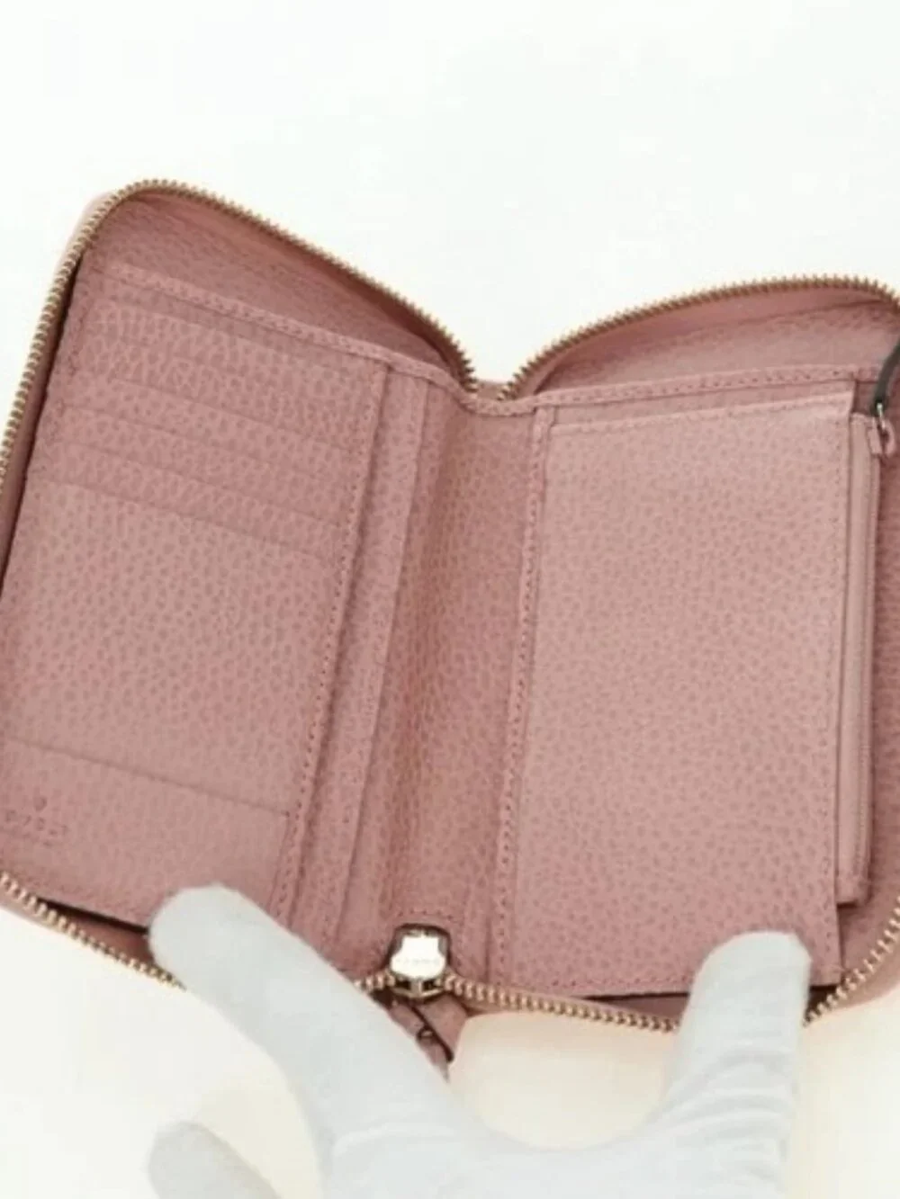 GUCCI Swing Wallet Leather Pink 354497 Auth am11608V - Picture 8 of 16